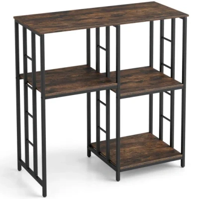 Costway 4-tier Heavy-duty Kitchen Baker's Rack-brown