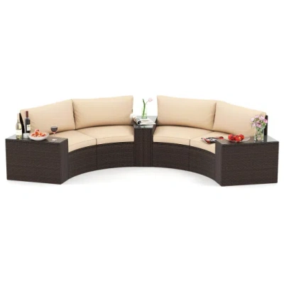 Costway 5 Pieces Patio Furniture Set In Multi