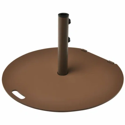 Costway 50 Lbs Umbrella Base Stand With Wheels For Patio In Neutral