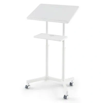 Costway 50.5 Stand In White
