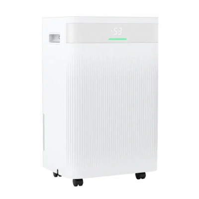 Costway 54 Pints Dehumidifier For Home 4500 Sq. Ft Dehumidifier-white