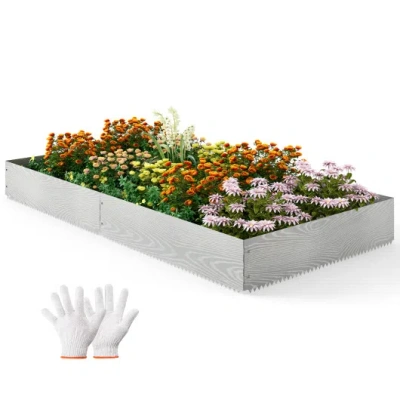 Costway 6-pack 20 Ft Galvanized Metal Landscape Edging For Lawn（patented） In Multi