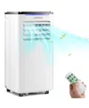 Costway 7100 Btu (10000 Btu Ashrae) Portable Air Conditioner 3-in-1 Ac Unit W/ Cool Dehum Fan Sleep Mode In White