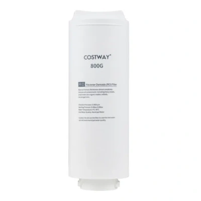 Costway 800 Gpd Replacement Ro Filter For Aw-rb20/aw-rb05 Under-sink Reverse Osmosis System In White