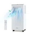 Costway 8000 Btu Portable 3-in-1 Freestanding Air Conditioner With Dehumidifier 5000 Btu In White