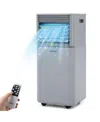 Costway 8000 Btu Portable Air Conditioner 3-in-1 Air Cooler W/dehumidifier In Gray