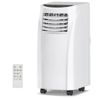 Costway 8000 Btu Portable Air Conditioner With Sleep Mode And Dehumidifier Function In Multi
