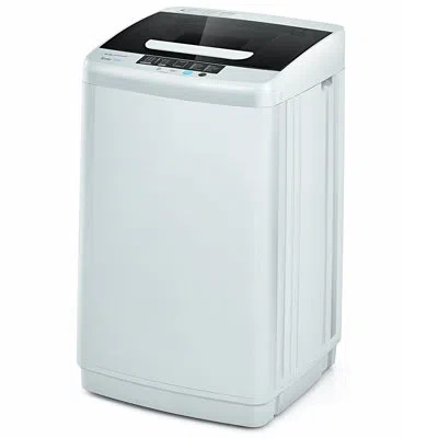 Costway 8.8 Cu. Ft. Washer & Dryer Combo In Gray