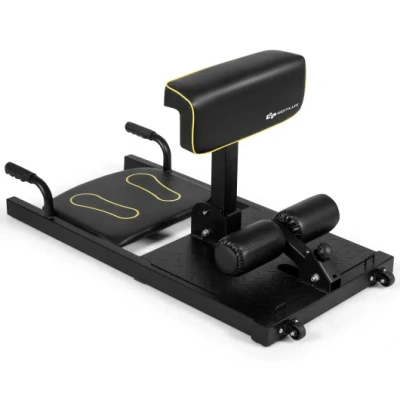 Costway 8-in-1 Home Gym Multifunction Squat Fitness Machine In Black
