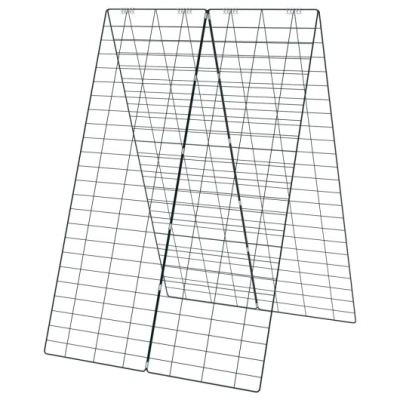 Costway A-frame Garden Trellis For Climbing Plant With Ground Stake And Cable Tie-green In Black