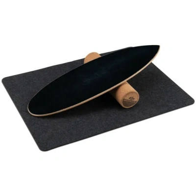 Costway Balance Board Trainer For Core Strength-black In Multi