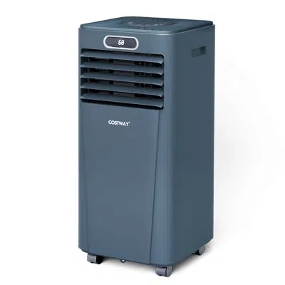 Costway Btu Portable Air Conditioner With Remote In Navy