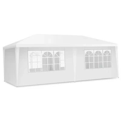 Costway Canopy Party Wedding Tent In White