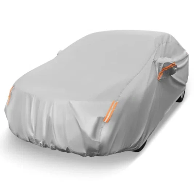 Costway Car Cover For Automobiles 185 Inch Rain Sun Uv Protection Universal Fit Sedan Toyota Corolla