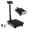 Costway Computing Digital Platform Scale With Price Calculator In Black