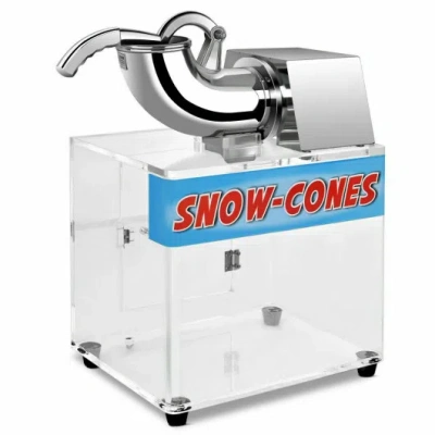 Costway Electric Snow Cone Machine Ice Shaver Maker In Gray
