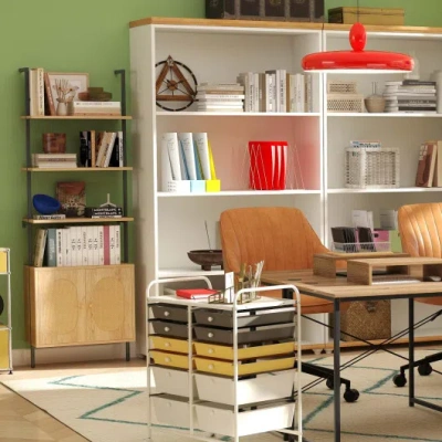 Costway Ergo Comfort With Storage Suite: 6-in-1 Smart Office Bundle In Multi