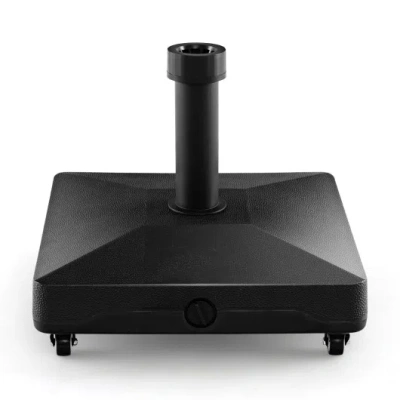 Costway Fillable Umbrella Base Stand With Lockable Universal Wheels
