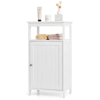 Costway Floor Cabinet Multifunction Storage Rack Organizer Stand