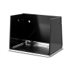 Costway Folding Welding Table Accessories For Workbench Desktop With Perforated Panel In Black