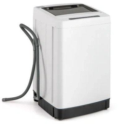 Costway Full-automatic Washing Machine Washer And Spin Combo-white