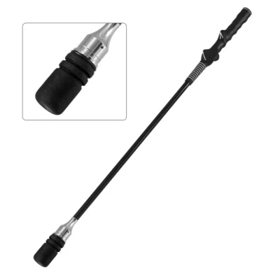Costway Golf Swing Trainer Click Stick Swing Training Aid For Speed Flexibility Balance-black