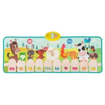 Costway Kids Musical Mat Indoor Outdoor Animal Farm Piano In Multi
