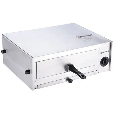 Costway Kitchen Commercial Pizza Stainless Steel Counter Top Snack Pan Oven Bake In White