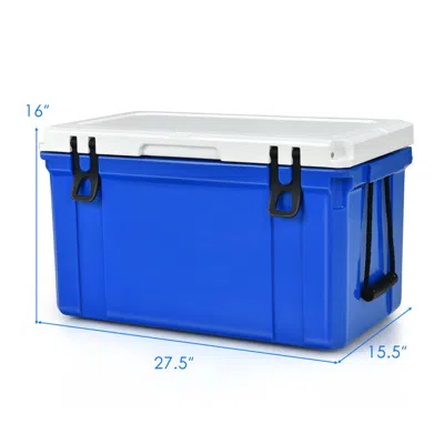 Costway Portable Cooler With Food Grade Material In Blue