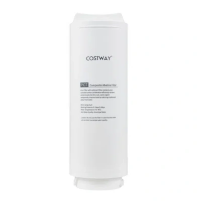 Costway Replacement Pct Filter For Aw-rb20/aw-rb05 Under-sink Reverse Osmosis System In White