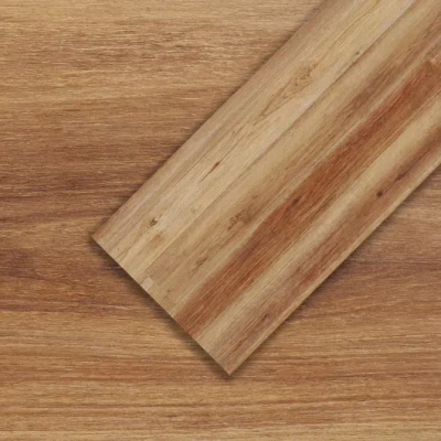 Costway Set Of 2 Floor Tile Vinyl Flooring Waterproof Vinyl Plank Flooring-brown
