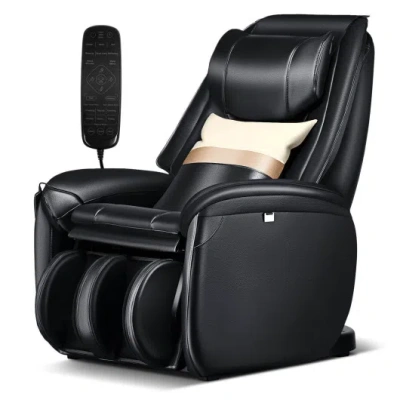 Costway Soothe 26 - Full Body Zero Gravity Massage Chair With Pillow-black
