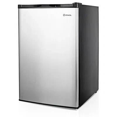 Costway Stakol 3 Cubic Feet Cu. Ft. Freestanding Freezer
