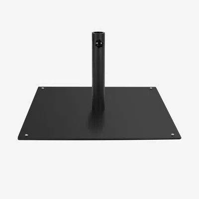 Costway Steel Free Standing Umbrella Base In Black