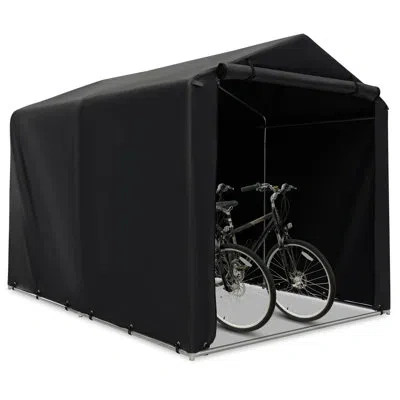 Costway Tent With Waterproof Cover In Black