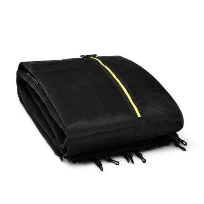 Costway Trampoline Replacement Protection Enclosure Net With Zipper-12 Ft In Black