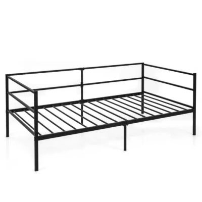 Costway Twin Size Metal Daybed Frame For Living Room Bedroom In Multi