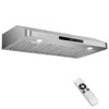 Costway Under Cabinet Range Hood 900 Cfm Kitchen Vent With 4 Fan Speed