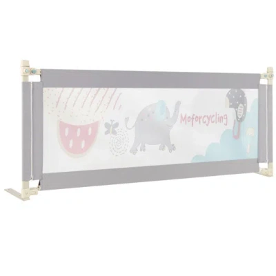 Costway Vertical Lifting Baby Bed Rail With Lock-l In Multi