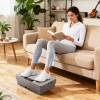 Costway Vibration Plate Exercise Machine With Gravity Sensor And Remote Control For Home Gym-gray In Multi