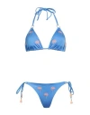 Cotazur Woman Bikini Azure Size S Polyamide, Elastane In Blue