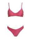 Cotazur Woman Bikini Fuchsia Size L Polyester, Polyamide, Elastane In Pink