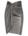Cotazur Woman Midi Skirt Bronze Size S Polyester, Elastane In Yellow