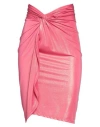 Cotazur Woman Midi Skirt Fuchsia Size S Polyester, Elastane In Pink