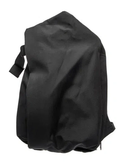 Pre-owned Côte And Ciel Canvas Backpack In Black