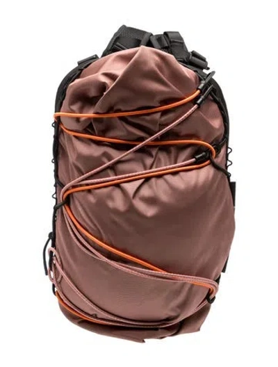 Pre-owned Côte And Ciel Canvas Backpack In Brown