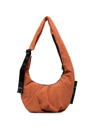 Côte & Ciel Hyco S Slouchy Buckle-strap Tote Bag In Orange