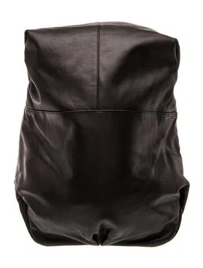 Pre-owned Côte And Ciel Leather Backpack W/ Tags In Black