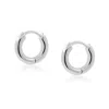 Cote Cache Women's Bold Huggie Hoop Earrings Silver In Silver