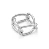 Cote Cache Women's Chain Link Ring In Silver In Silver